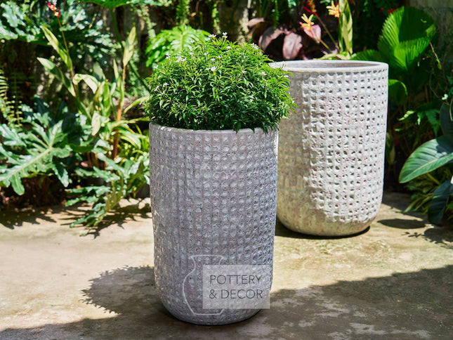 Goldentree Round Planter Atlantic White