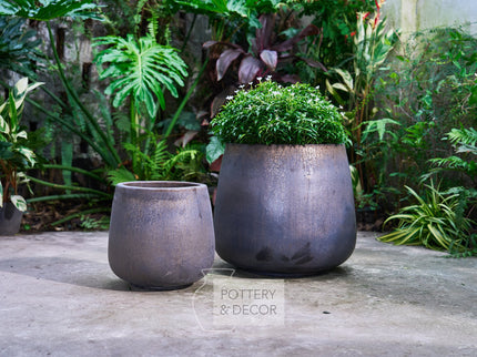 Marburg Round Planter Bronze