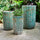 Janis Round Planter Atlantic Green Rust