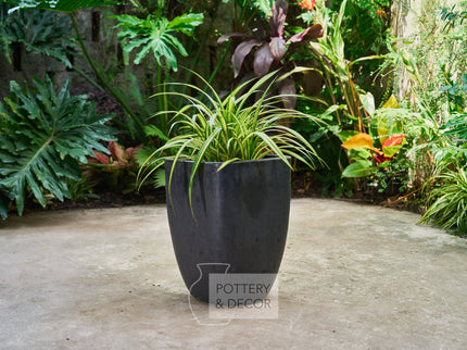 Prague Square Planter Matte Black