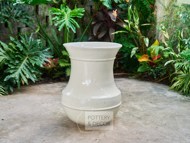 Shellback Round Jar Artic White