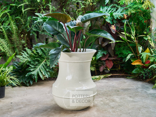 Shellback Round Jar Artic White
