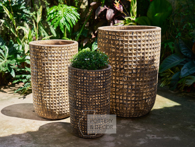 Goldentree Round Planter Atlantic