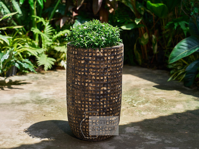 Goldentree Round Planter Atlantic