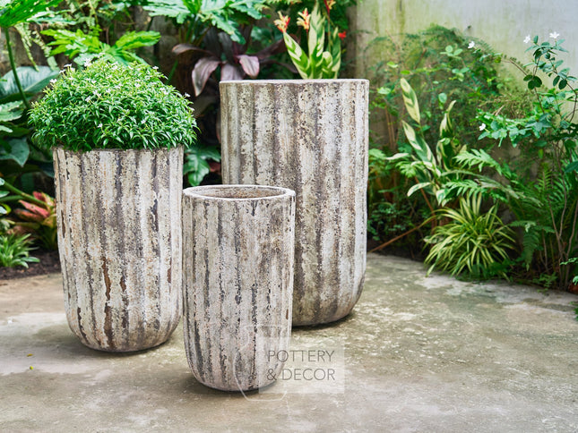 Janis Round Planter Atlantic