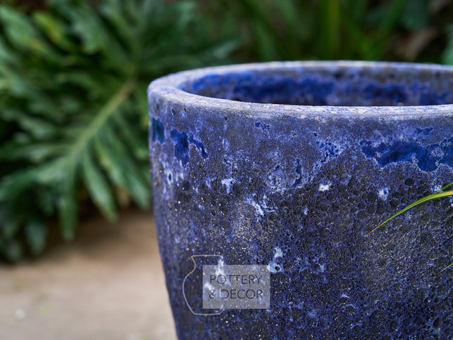 Brooks Round Planter Atlantic Blue