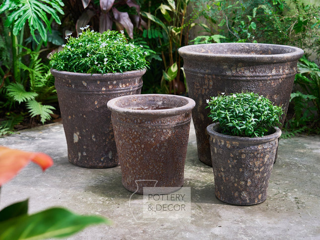 Hayley Round Planter Atlantic Rust