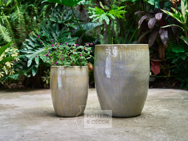Cliffwood Round Planter Cream