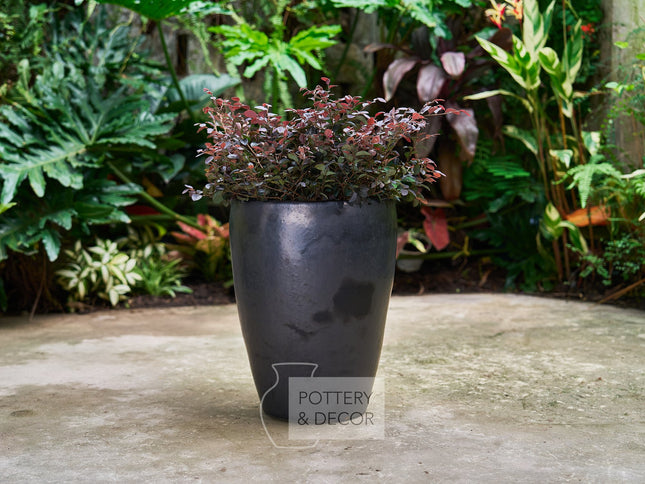 Athene Round Planter Matte Black