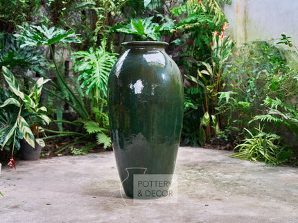 Rue Round Jar Majestic Green