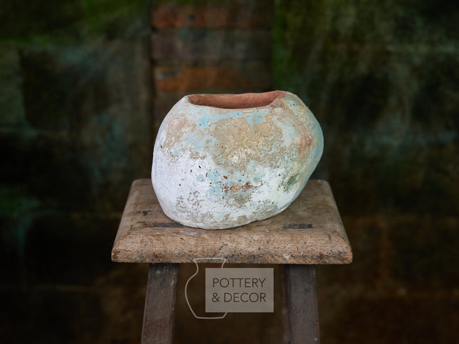 Serene Round Planter Baja Blue