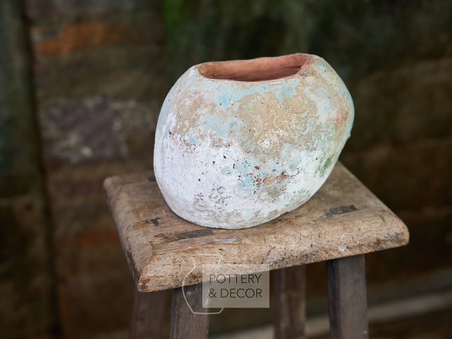Serene Round Planter Baja Blue