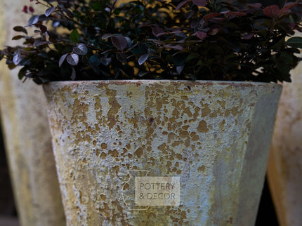 Tagart Round Planter Baja Yellow
