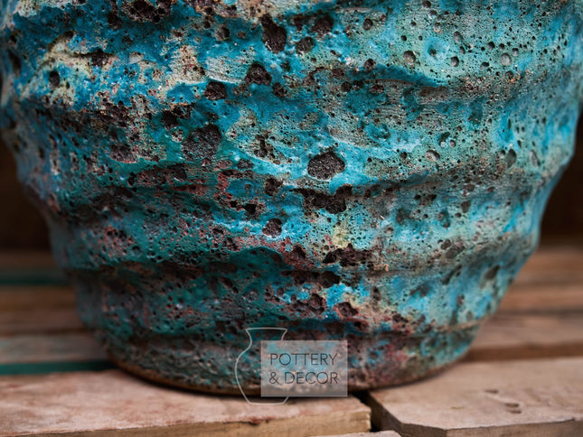 Chertsey Round Planter Aqua