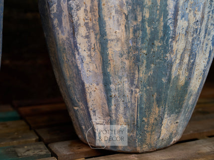 Quebec Round Planter Baja Blue