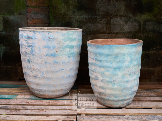 Herma Round Planter Baja Blue