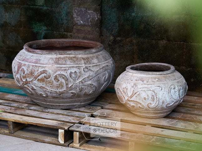 Glengarry Round Planter Baja Bronze