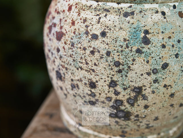 Atlas Round Planter Baja Aqua
