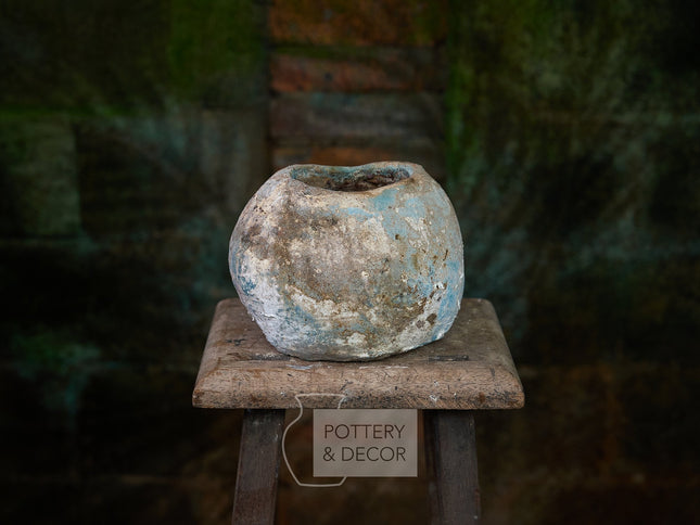 Serene Round Planter Baja Aqua