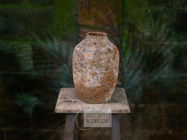 Cardington Round Jar Baja Antique