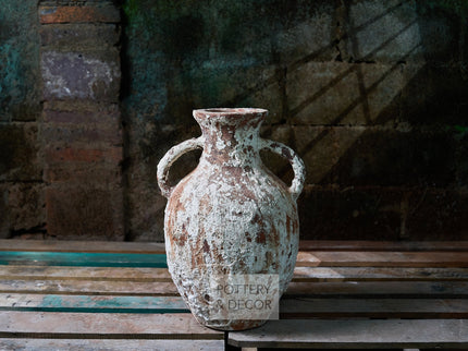 Skala Round Jar Earth White