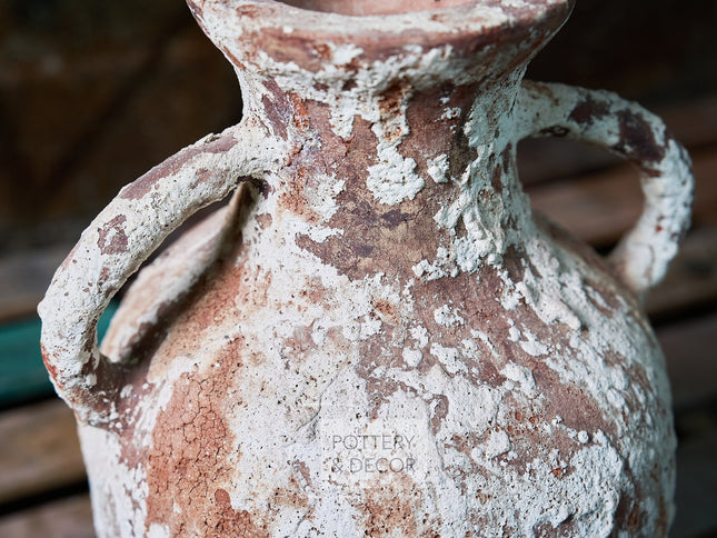 Skala Round Jar Earth White