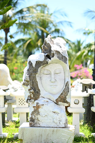 Serene Stone Face