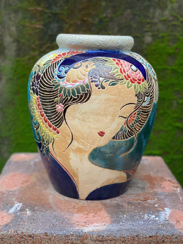 Red Blossom Vase
