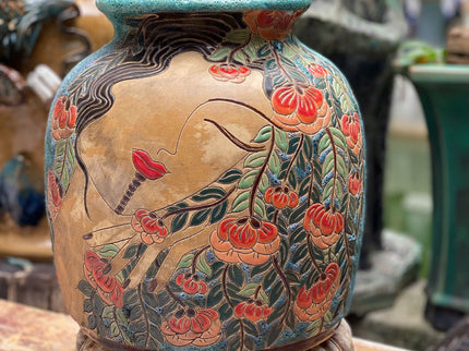 Chrysanthemum Vase