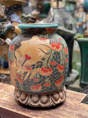 Chrysanthemum Vase